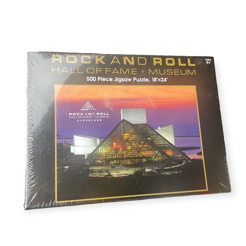 ROCK AND ROLL HALL OF FAME + MUSEUM Jigsaw Puzzle 500 Piece 18X24" Complete